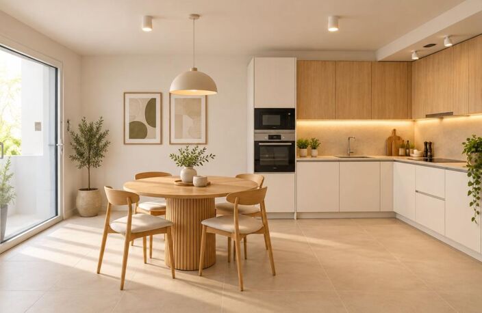 Appartements neufs T2 avec Terrasse , Cellier et Jardin RDC dans Maison avec une magnifique vue montagne BUSTINCE — photo 3