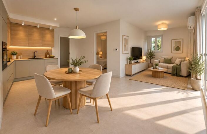 Appartements neufs T2 avec Terrasse , Cellier et Jardin RDC dans Maison avec une magnifique vue montagne BUSTINCE — photo 5