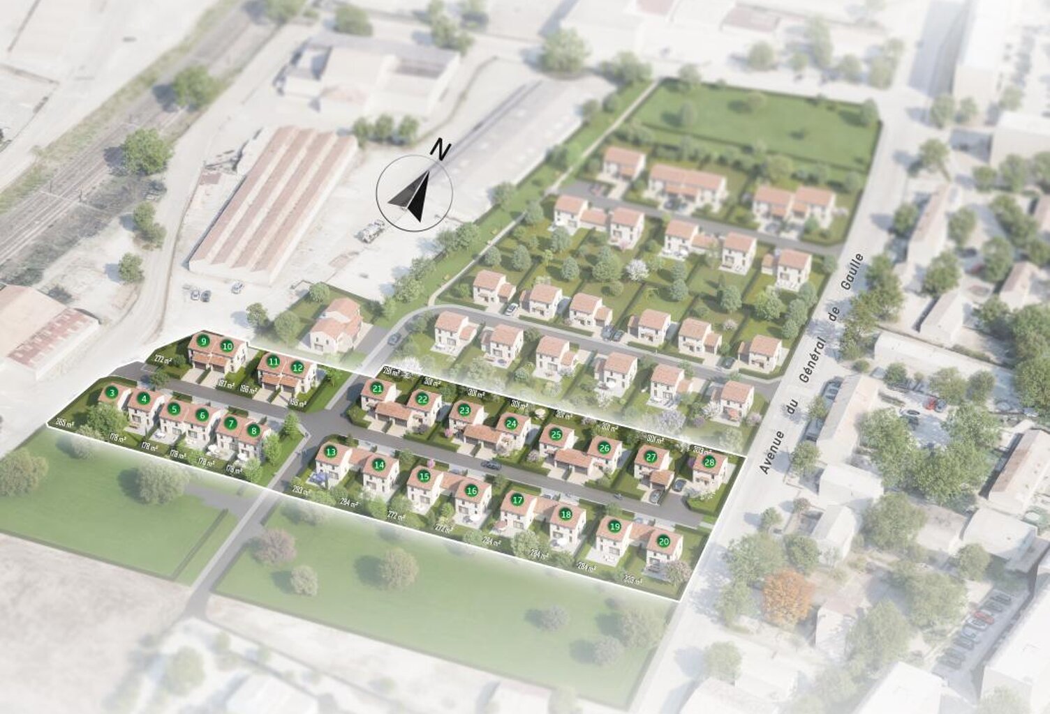 Bourg St Andéol : Nouveau lotissement : parcelles constructibles  et viabilisées à partir de 49 900 € !! — photo 1