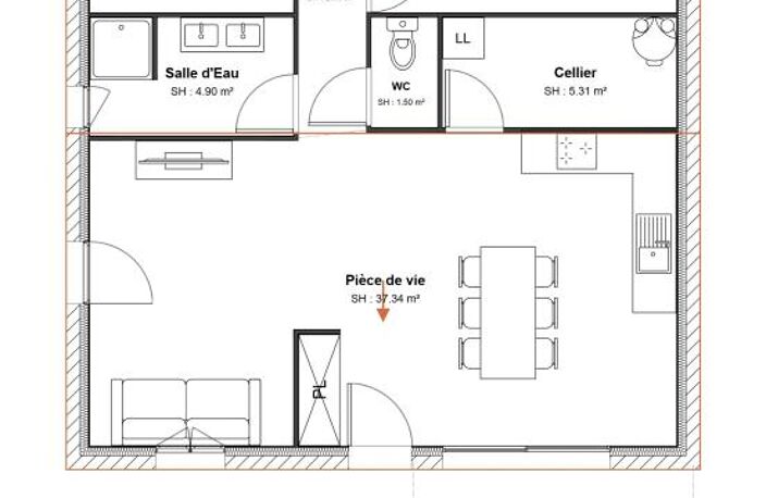 BOURG SAINT ANDEOL : Opération commerciale : Maison+ Terrain! — photo 2