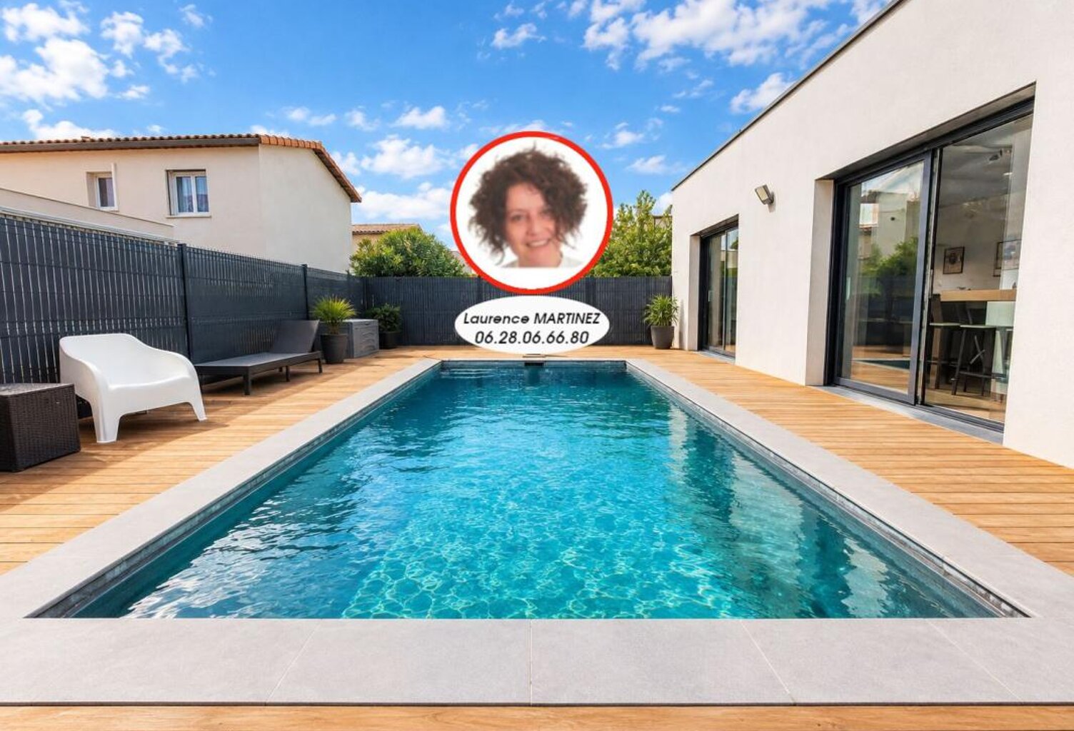 À VENDRE Superbe maison contemporaine de 86 m² avec piscine, terrain de boules et prestations haut de gamme à Pignan ! — photo 1