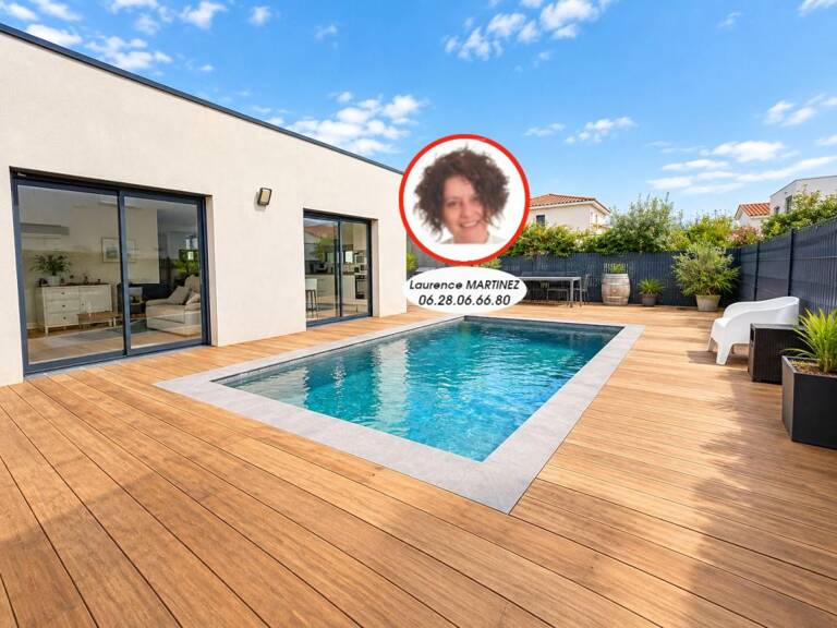 À VENDRE Superbe maison contemporaine de 86 m² avec piscine, terrain de boules et prestations haut de gamme à Pignan ! — photo 1