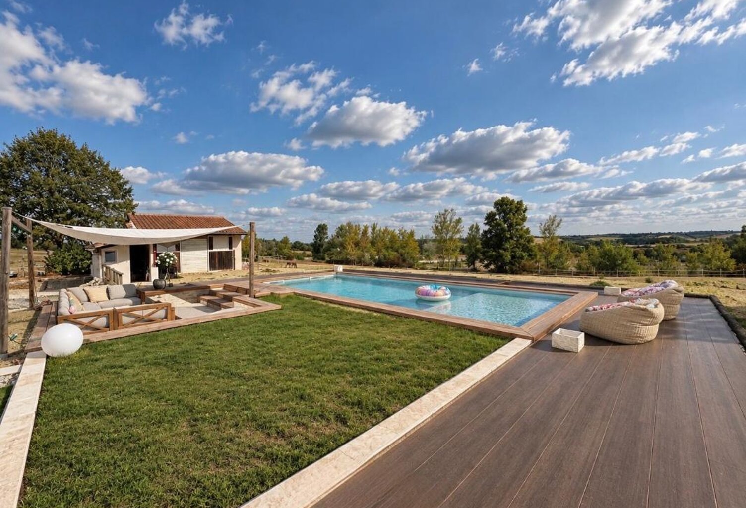 EXCLUSIVITÉ ORPI – MAISON 200 M² AVEC PISCINE ET TERRAIN DE 3 000 M² – DRÉMIL-LAFAGE — photo 1