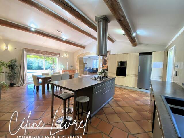 Maison à vendre 5 chambres ROGNES (13) 170 m², piscine, nombreuses dépendances et jardin arboré de 4 500 m² : idéale pour une famille, un artisan ou une activité de soins — photo du bien