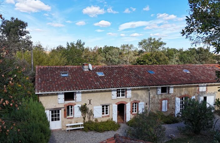 Authentique longère lauragaise de 250 m² avec piscine, dépendances et 2,5 hectares de terrain — photo 2