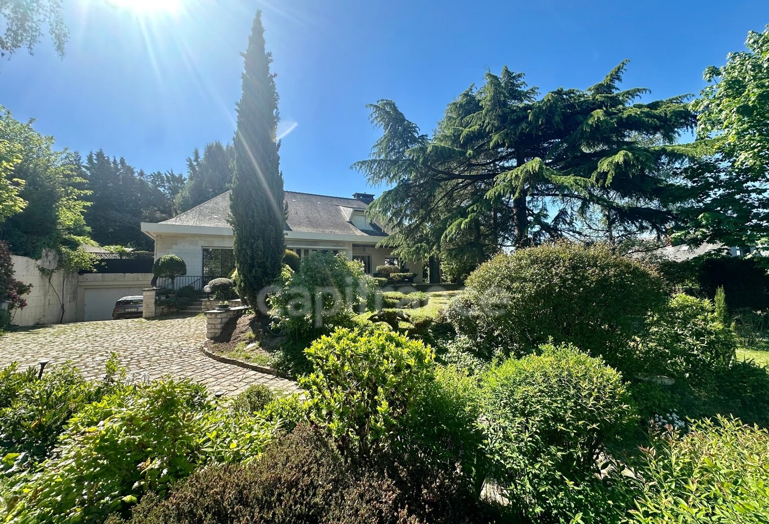 Propriete d'exception à vendre à SAUMUR (49400)  Panorama d'exception sur le château et la Loire - 328m² - 2278m²-piscine — photo 1