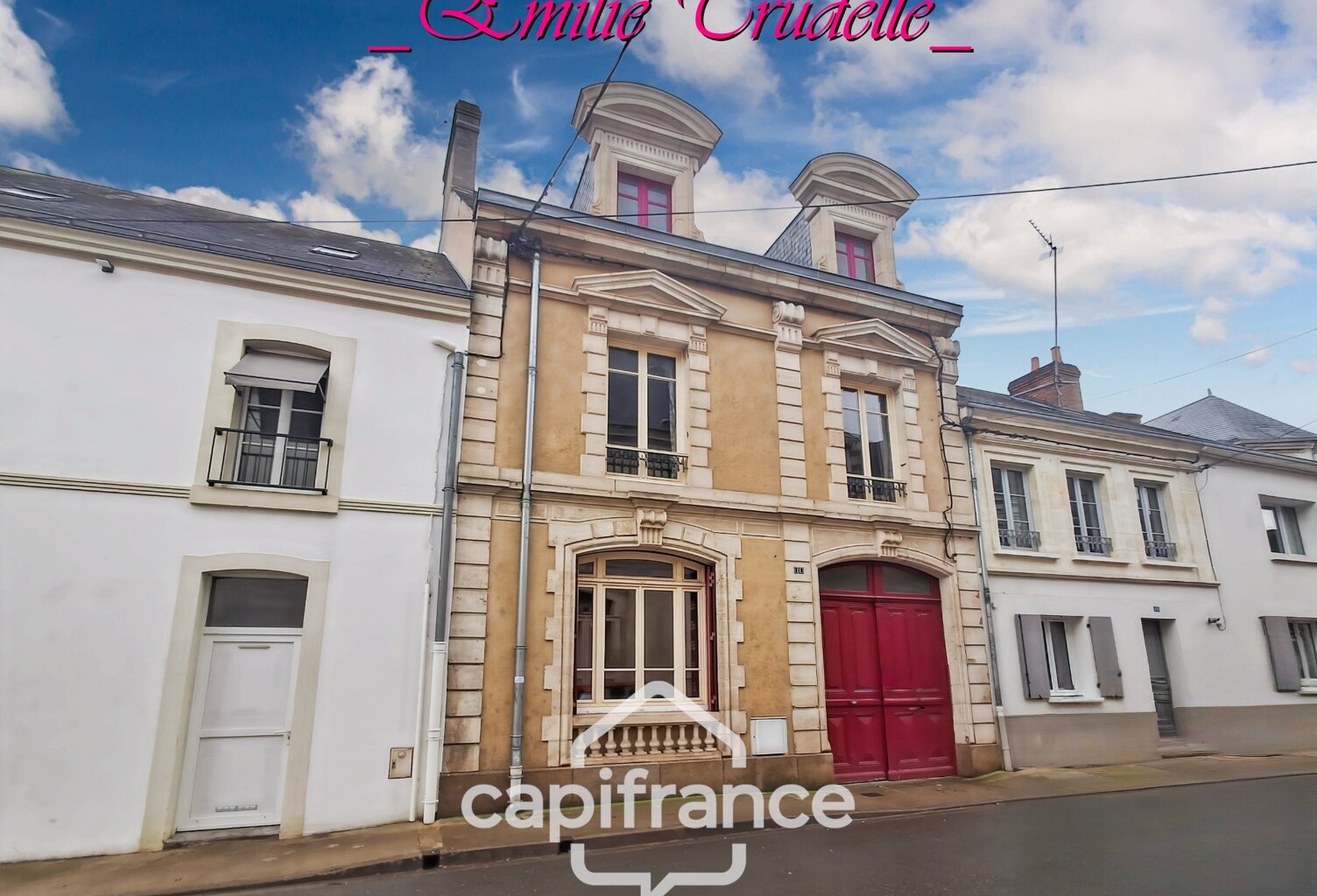 Maison à vendre 5 pièces  (72) 125 m² -3/5 chambres – jardin clos 300 m² – dépendances – Saint-Calais — photo 1