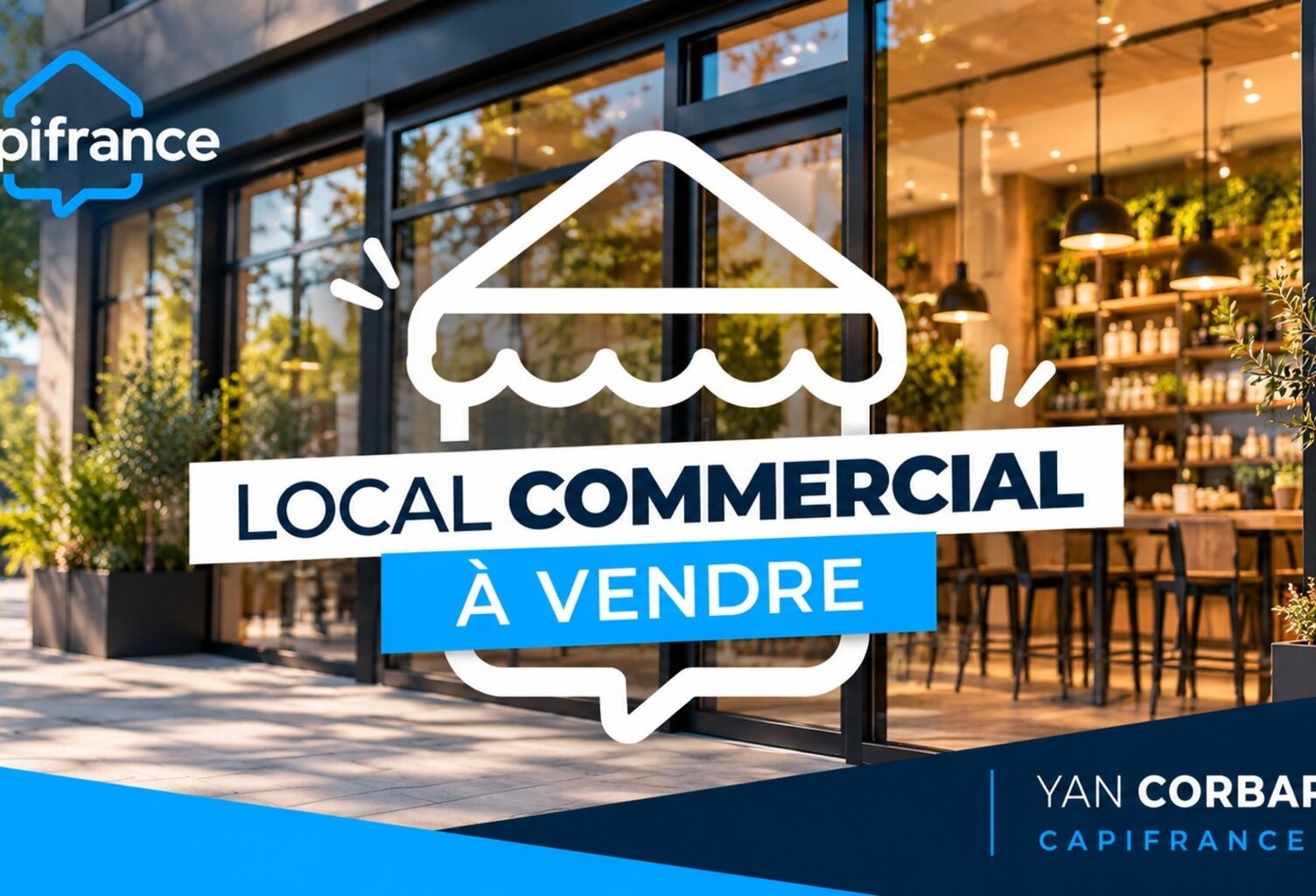 À VENDRE – LOCAL COMMERCIAL DE 121,5 M² AVEC TERRASSE DE 34,2 M² ET 4 PARKINGS – CENTRE D’AFFAIRES AURÉA — photo 1