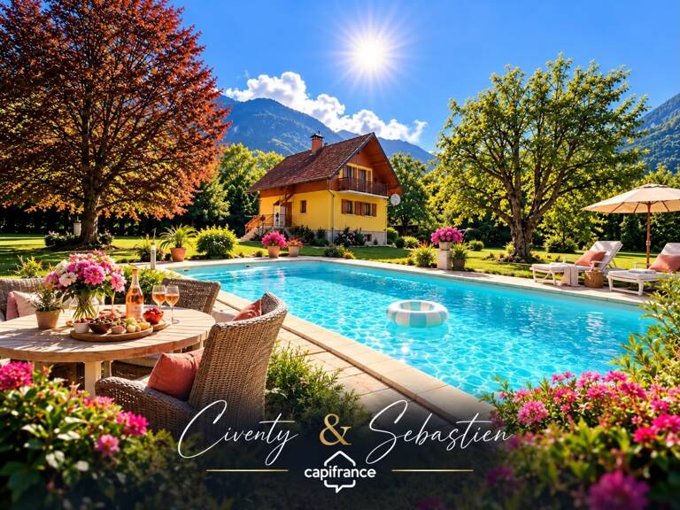 VAL-D’ARC – BELLE MAISON DE 133 M² AVEC PISCINE, JARDIN ARBORÉ ET VUE SUR LES MONTAGNES — photo 1