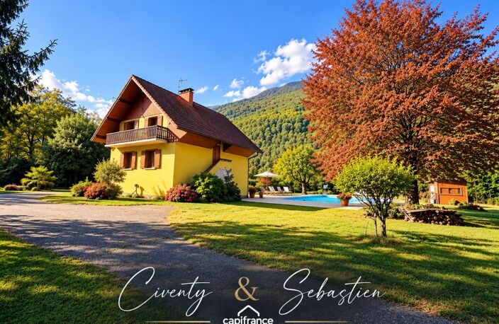 VAL-D’ARC – BELLE MAISON DE 133 M² AVEC PISCINE, JARDIN ARBORÉ ET VUE SUR LES MONTAGNES — photo 3