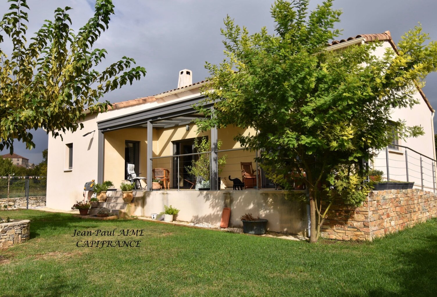 BARJAC – MAISON T4 DE PLAIN-PIED – VUE SUR LES CÉVENNES – PRESTATIONS DE GRANDE QUALITÉ — photo 1