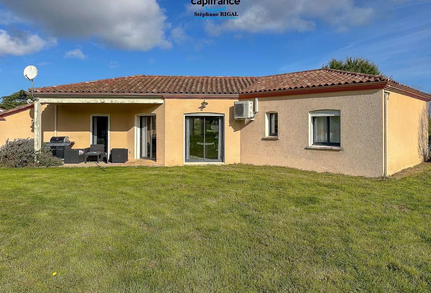 Maison à vendre 5 pièces MONTAYRAL (47) de 100m2 habitables sur 1659m2 de terrain clos — photo 1