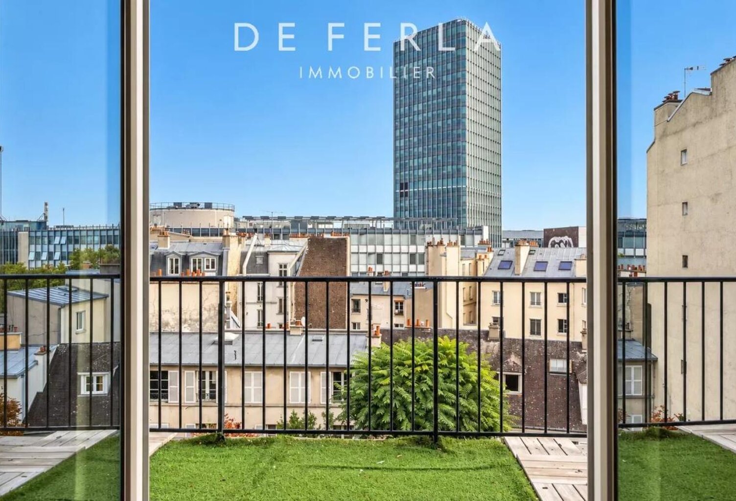 2 pièces avec terrasse vue entièrement dégagée - Vème — photo 1