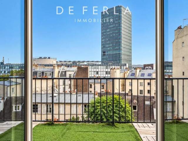 2 pièces avec terrasse vue entièrement dégagée - Vème — photo du bien