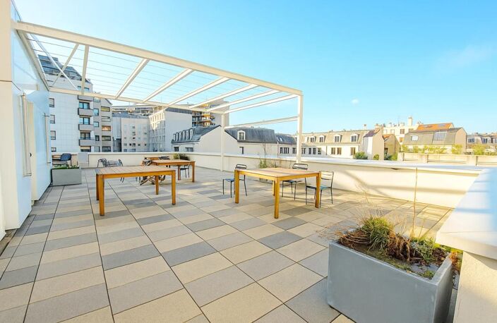 Loyer 307 € HT/M²/an Tout compris par surface. Grande terrasse commune. A Boulogne-Billancourt dans un bel immeuble restructuré, proche métro — photo 4