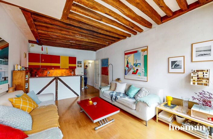 Appartement 2 pièces 40 m² lumineux avec vue dégagée - Rue Saint-Martin, Paris — photo 3