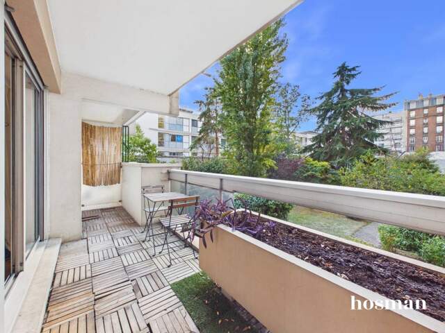 Appartement T1 de 31 m² avec grand balcon de 9m² - Lumineux et calme - Rue Petit, Paris 19ème — photo du bien