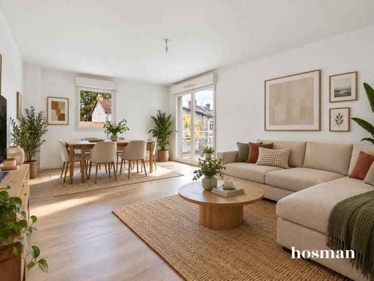 Appartement T3 de 63,05 m2 avec balcon et place de parking - Quartier Pont Rousseau à Rezé — photo 1