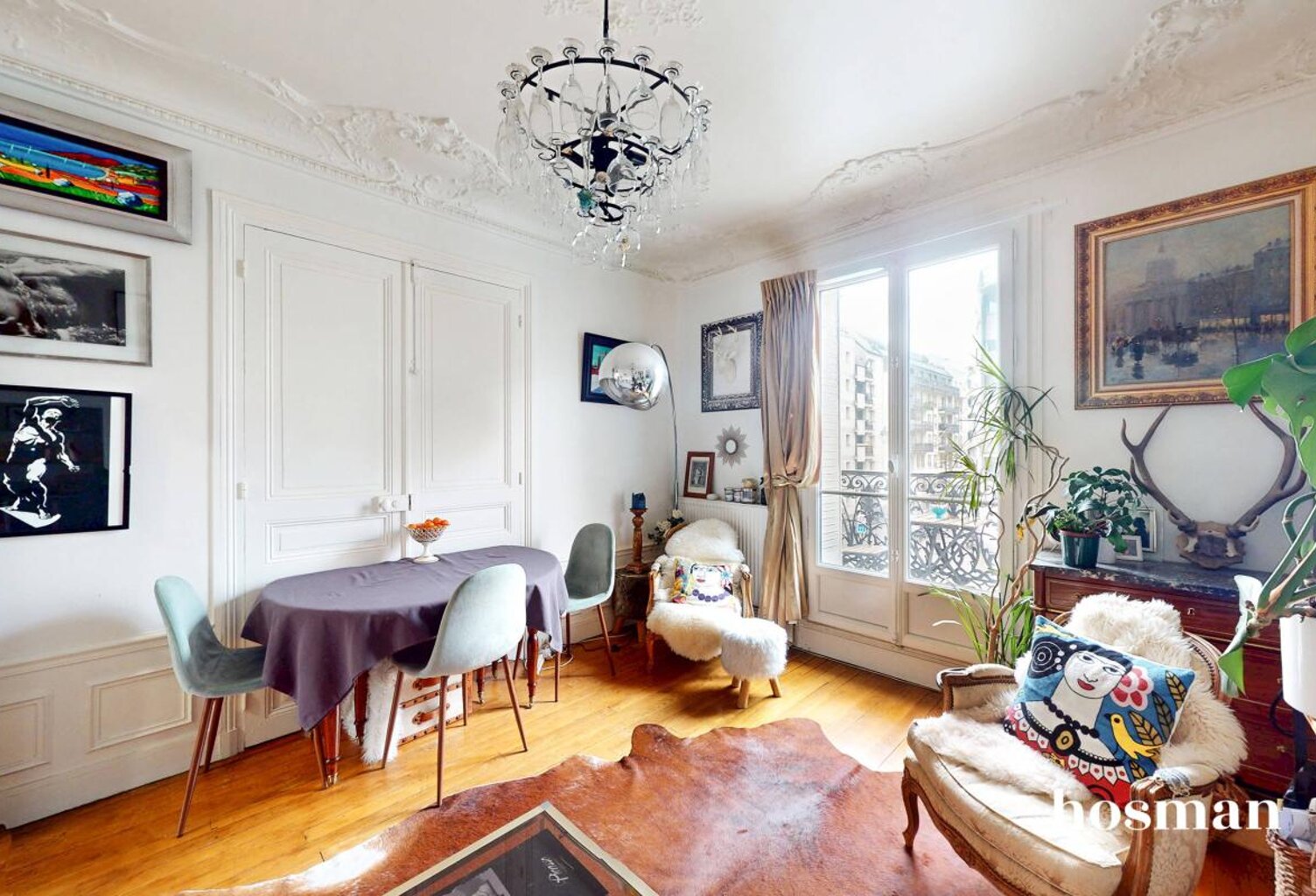 Beau 3 pièces traversant et lumineux - Charme de l'ancien avec balcon - Boulevard de Verdun, Courbevoie — photo 1