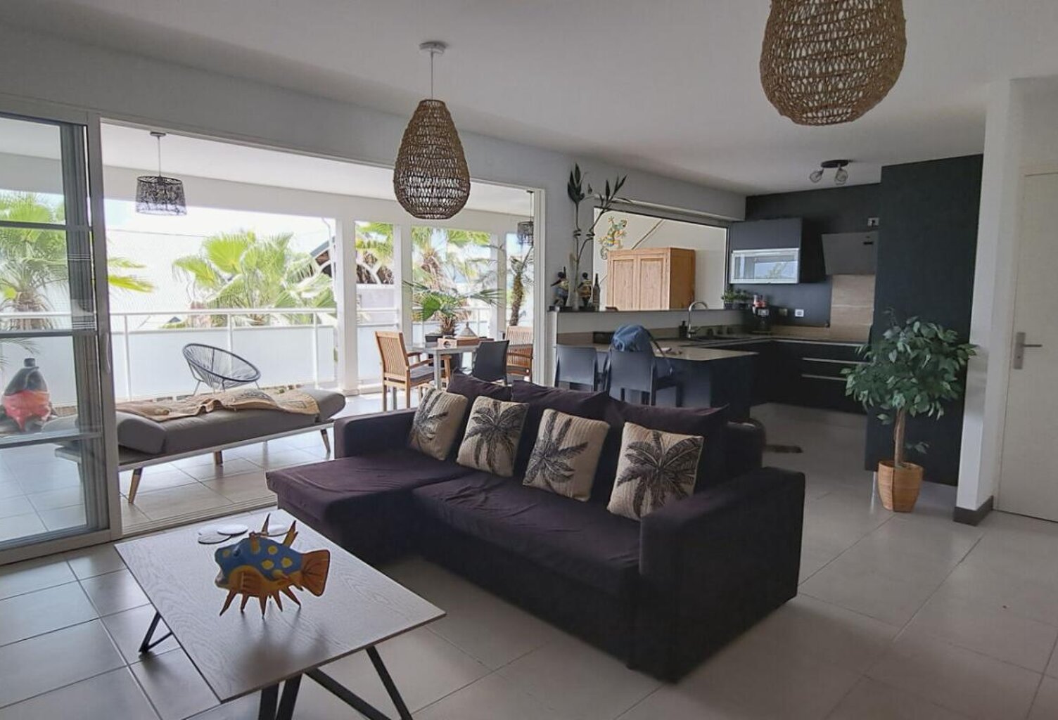 Élégance et confort aux Trois-Îlets : « Appartement raffiné 4 pièces  , vue mer imprenable et prestations exclusives » — photo 1