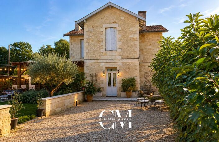 Maison en pierre rénovée avec piscine et potentiel événementiel 160 m²  Libourne — photo 2