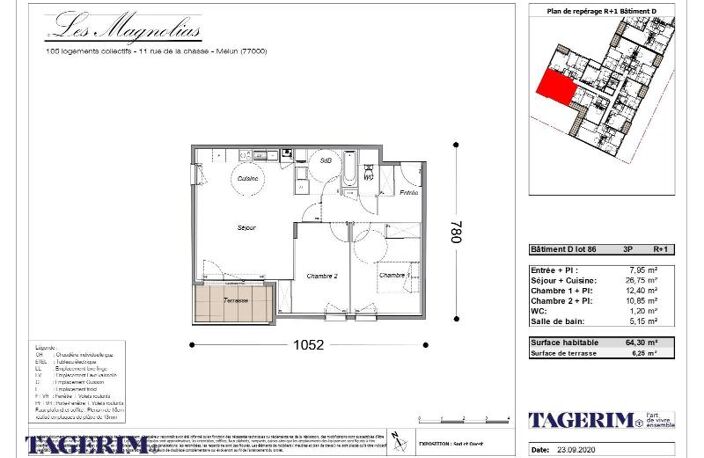 Location appartement 3 pièces 64 m² à Melun (77000) — photo 2