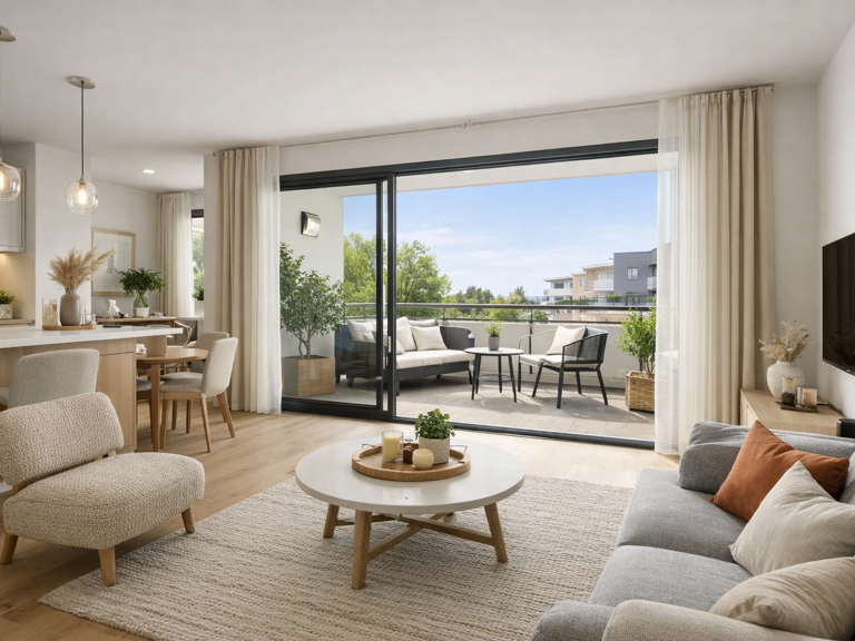 FRAIS DE NOTAIRE OFFERT  - SUPERBE T3 TRES BIEN AGENCÉ ET AU DERNIER ETAGE D'UNE PETITE RESIDENCE SU — photo 1