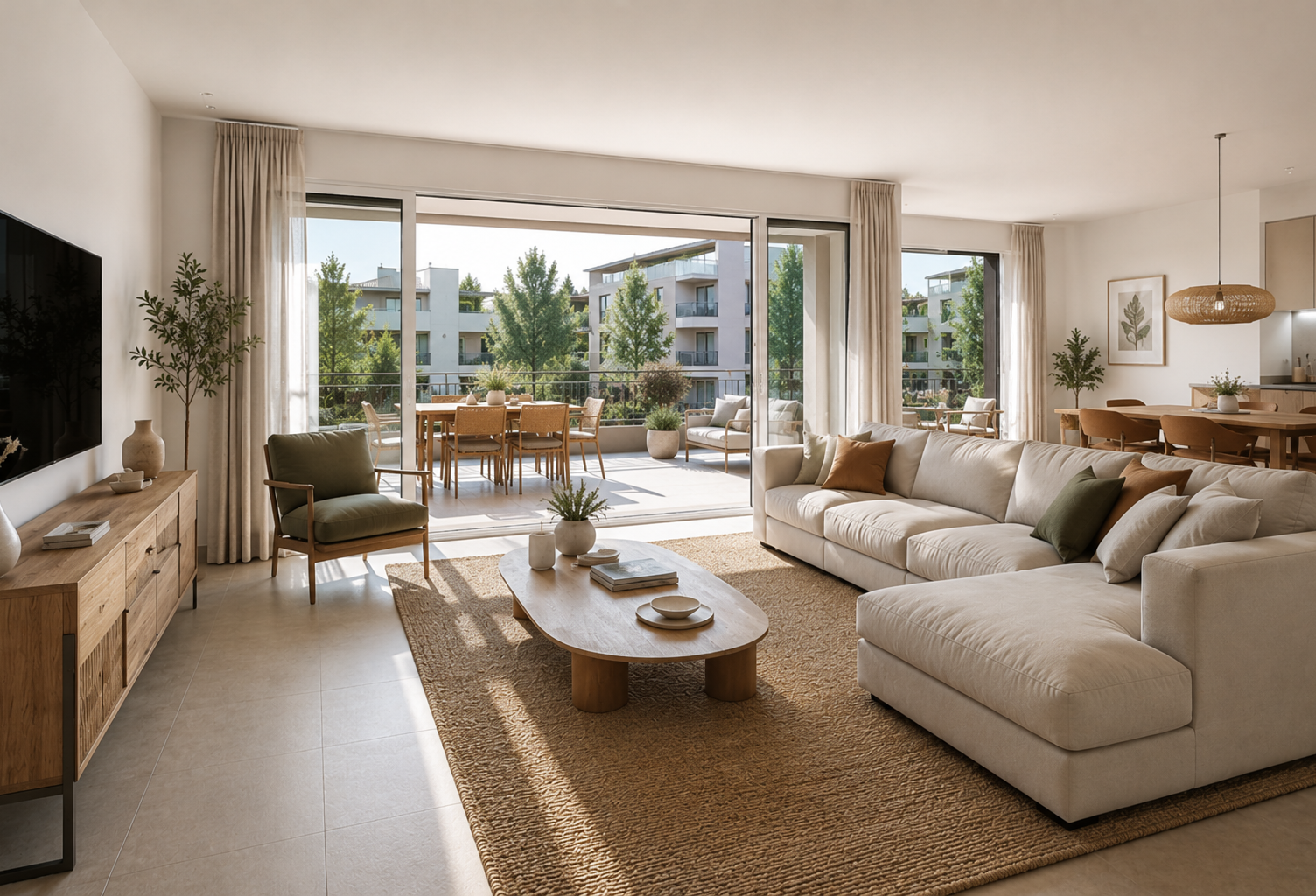 * -MAGNIFIQUE 2 PIECES DE 45M² EN DERNIER ETAGE PLEIN SUD — photo 1
