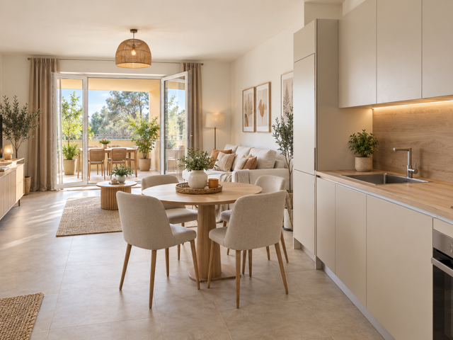 OLLIOULES – T2 NEUF AVEC BELLE TERRASSE — photo du bien