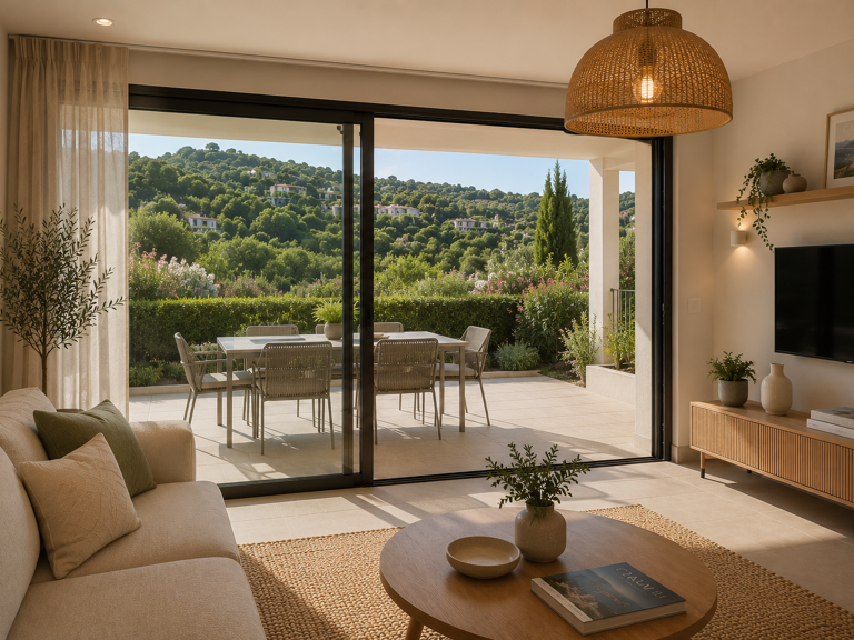 * -MAGNIFIQUE T2 AVEC GRANDE TERRASSE DANS RESIDENCE AVEC PISCINE — photo 1