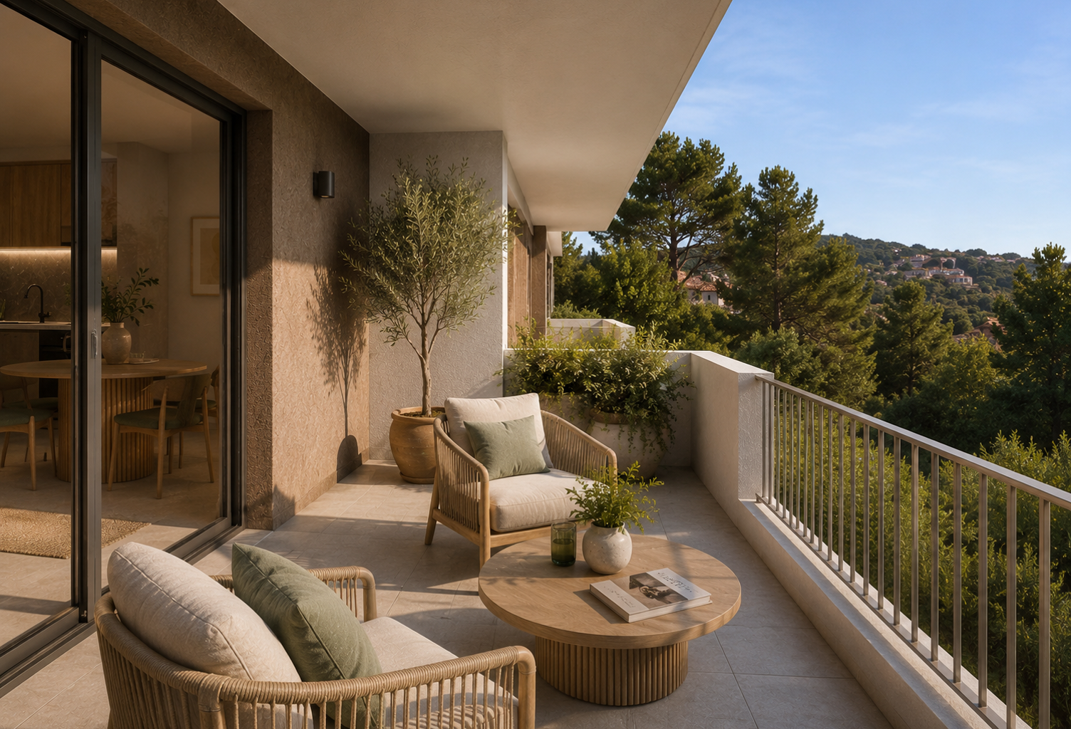 * - RARE A LA VENTE - SECTEUR LA FAVIERE - INCROYABLE APPARTEMENT T2 AVEC TERRASSE DANS RESIDENCE DE — photo 1
