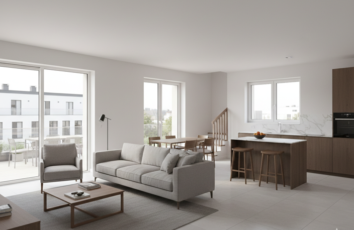 - SPACIEUX T4 EN DUPLEX DE 100m² AU DERNIER ETAGE AVEC GRANDE TERRASSE — photo 2