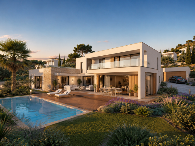 * - SUPERBE VILLA T5 A 400 mètres DE LA PLAGE AVEC PISCINE — photo du bien