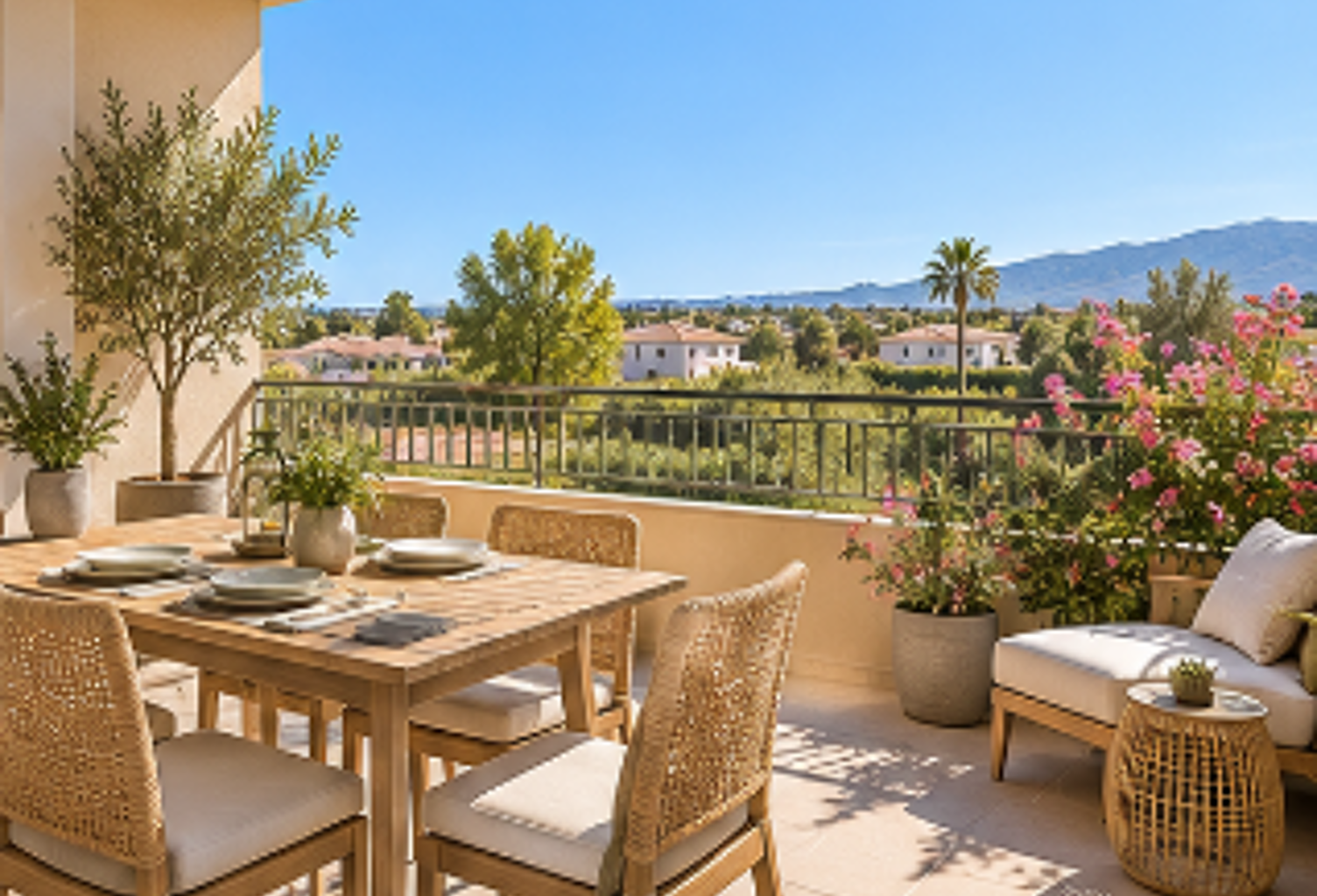 SUBLIME T2 DE 50 M² EN DERNIER ÉTAGE AVEC TERRASSE ET VUE DÉGAGÉE — photo 1