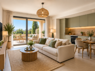 SUPERBE REZ-DE-JARDIN SANS VIS-A-VIS, APPARTEMENT T3 AVEC TERRASSE A COGOLIN — photo 2