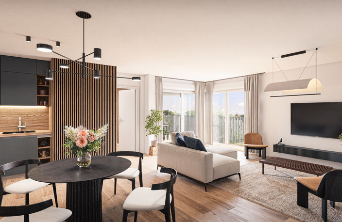 - AU CALME, SUPERBE T4 TRAVERSANT EN DERNIER ETAGE ET SA VUE DEGAGEE SANS VIS A VIS — photo 2