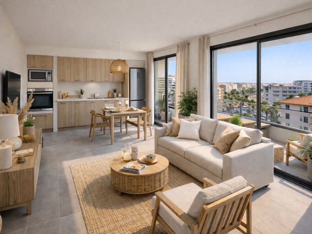 A 100M DE LA PLAGE ET DU CENTRE, TRES JOLI 3 PIECES AVEC GARAGE ET EXTERIEUR — photo du bien
