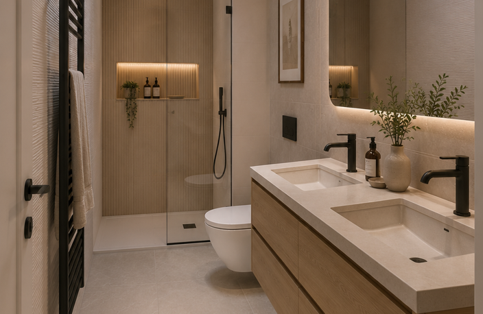 -Splendide 3 pièces en duplex aux plaines avec aperçu mer — photo 4