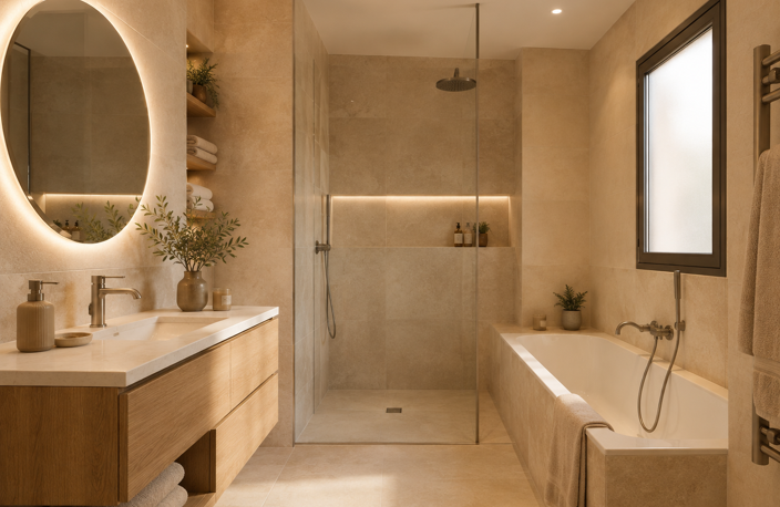 AGAY – DOUBLE EXPOSITION SUD/EST & GRANDE TERRASSE– SUPERBE T3 DANS RESIDENCE AVEC PSICINE — photo 4