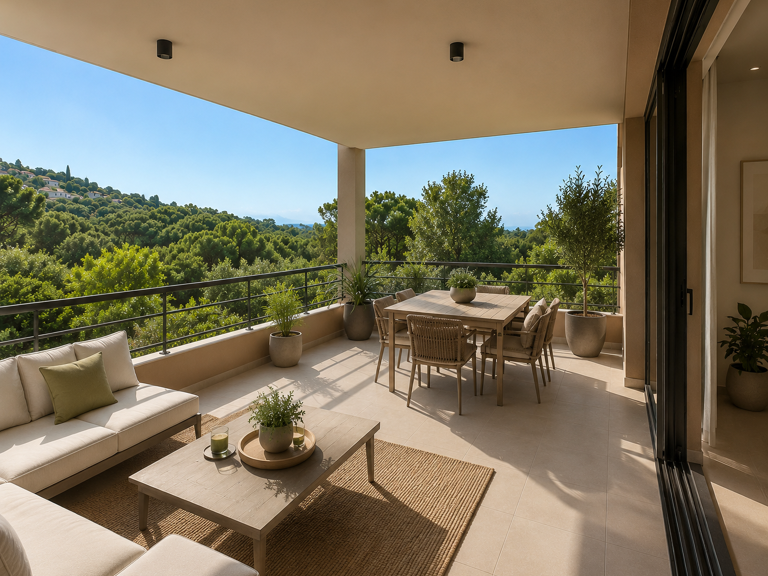 A 10 MINUTES A PIED DE LA SUBLIME ANSE D'AGAY - T2 EN DERNIER ETAGE — photo 1