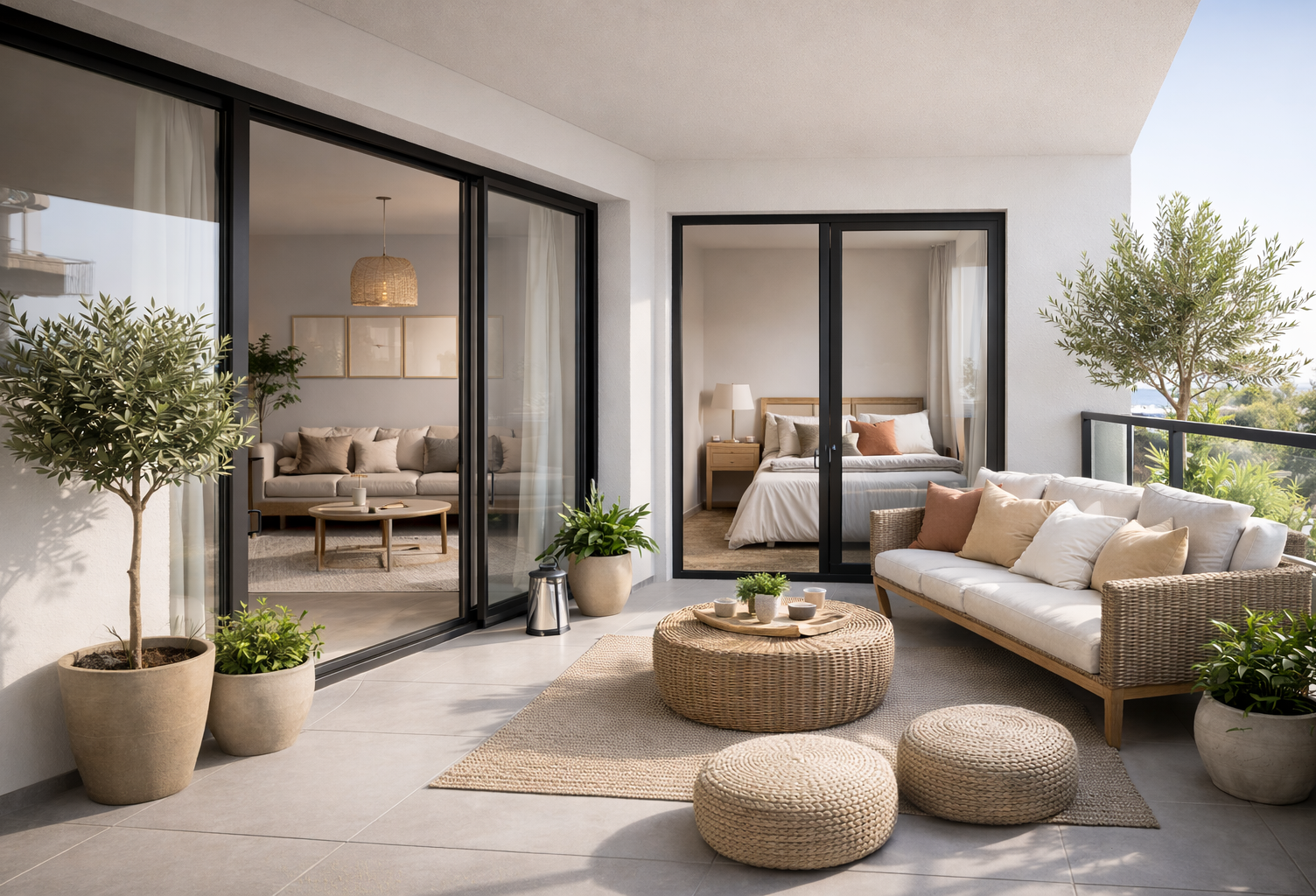 DERNIER ETAGE PLEIN SUD POUR CE BEAU T2 DE 42 M² A SANARY — photo 1