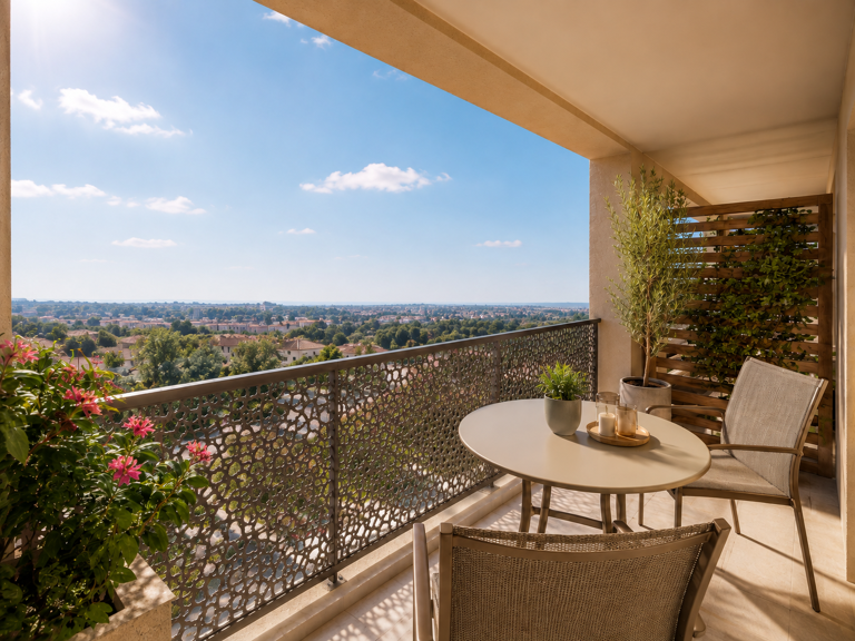 T2 MODERNE AVEC TERRASSE BAIGNÉE DE LUMIÈRE — photo 1