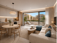 PORT-FRÉJUS – MAGNIFIQUE T2 AVEC BELLE TERRASSE & GRANDE PIÈCE DE VIE — photo 2