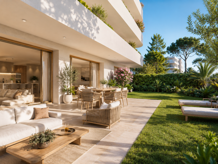 PORT-FRÉJUS – JARDIN PRIVATIF DE 97 M² & TERRASSE – SUPERBE T4 PRESTIGE — photo 1