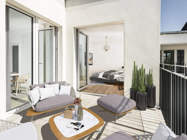 - IDEAL 1ER ACHAT OU INVESTISSEMENT A COGOLIN DANS RESIDENCE AVEC PISCINE, MAGNIFIQUE T2 AVEC TERRAS — photo du bien