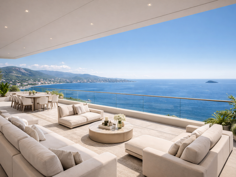 VUE MER A 180 ° A CARQUEIRANNE POUR CET APPARTEMENT DE PRESTIGE DE 206 M² AVEC TERRASSE — photo 1