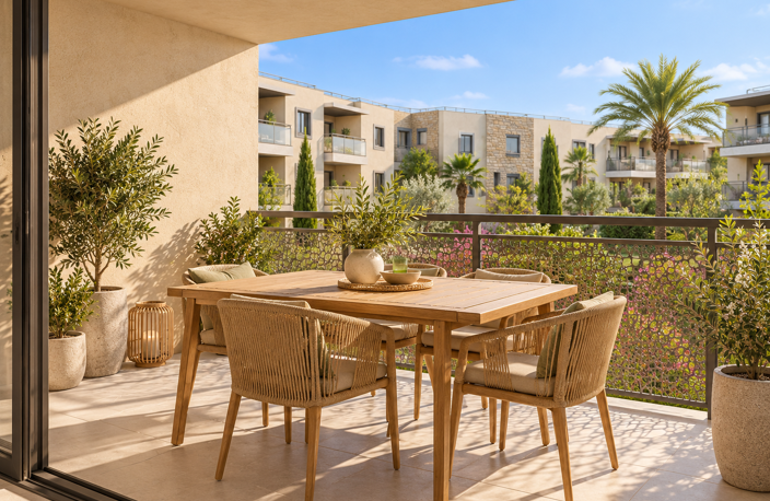 FRÉJUS – BEAU 4 PIÈCES AVEC TERRASSE, PROCHE PORT-FRÉJUS ET PLAGES — photo 2