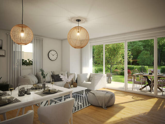 3 pièces avec jardin – Terrasse exposée Sud-Ouest à La Wantzenau — photo du bien