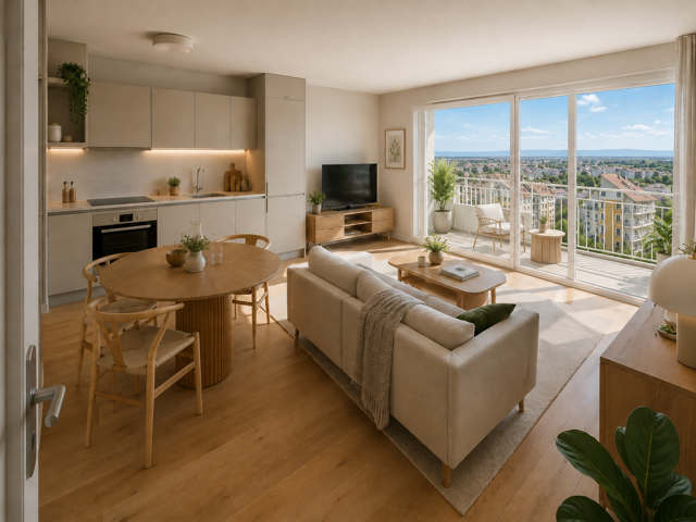 Coup de cœur : T2 neuf avec balcon dans résidence contemporaine — photo du bien
