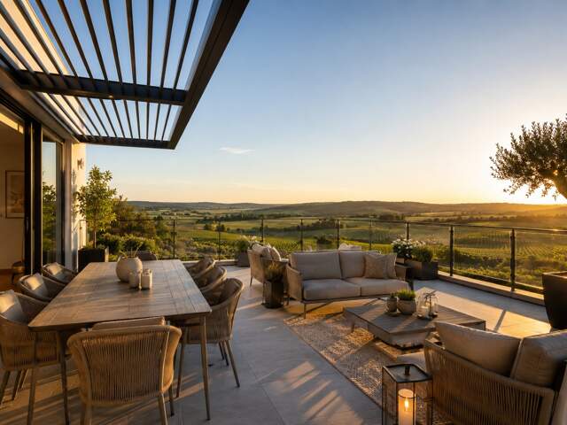 UNE INVITATION À LA DOUCEUR DE VIVRE :  3 PIECES VUE VIGNES DERNIÈRE OPPORTUNITÉ ! — photo du bien